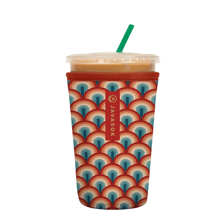 Sok-It JavaSok - Retro Rainbow Medium-22-28oz 13.58 JavaSok-Nostalgic