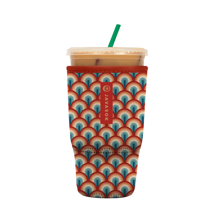 Sok-It JavaSok - Retro Rainbow Large-30-32oz 15.28 JavaSok-Nostalgic