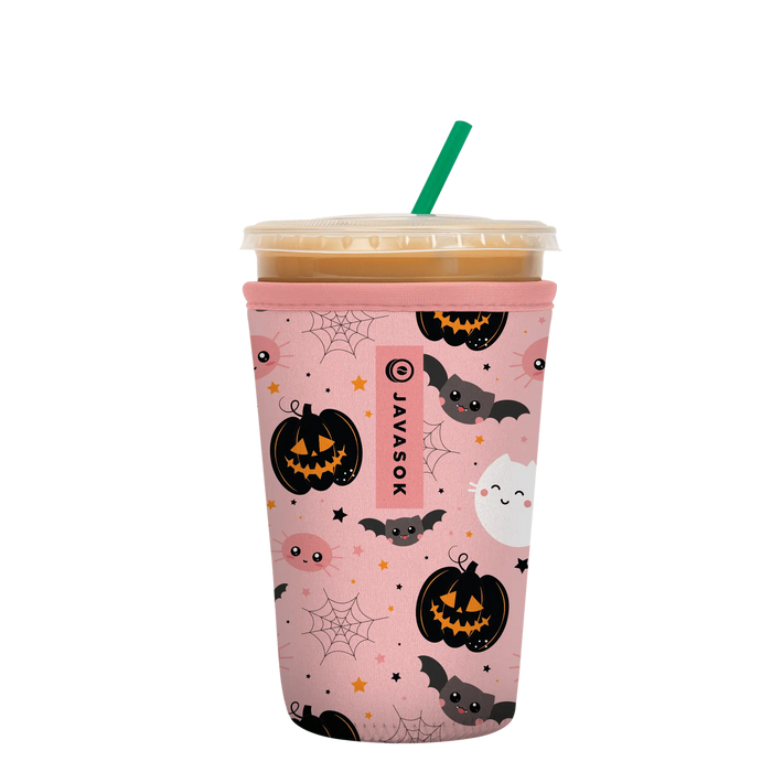 Sok-It JavaSok - Spooky in Pink Medium-22-28oz 15.99 JavaSok-Fall Holiday