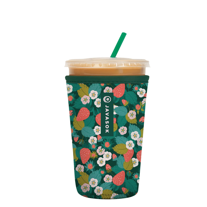 Sok-It JavaSok - Strawberry Fields Medium-22-28oz 12.78 JavaSok-SS Floral