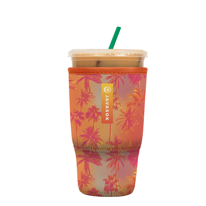 Sok-It JavaSok - Sunset Palm Large-30-32oz 17.99 JavaSok-Tropical