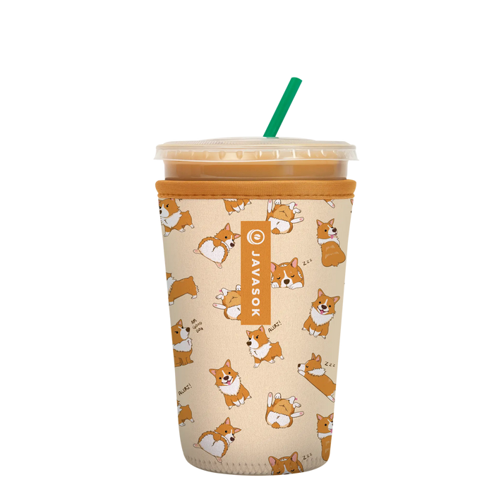 Sok-It JavaSok - Too Corgi to Function Medium 22-28oz 16.99 JavaSok-Evergreen