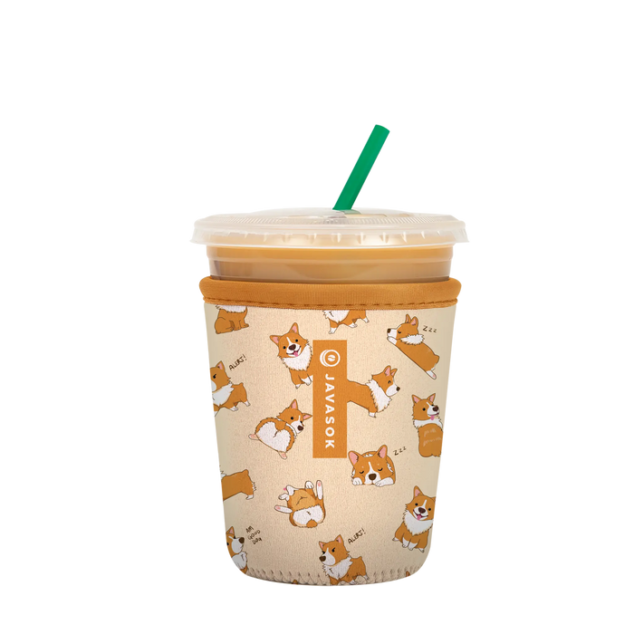 Sok-It JavaSok - Too Corgi to Function Small 16-20oz 14.99 JavaSok-Evergreen