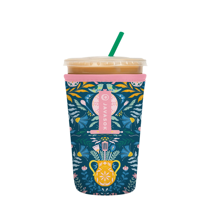 Sok-It JavaSok - Wild-Flour Medium-22-28oz 10.38 JavaSok-FW Floral