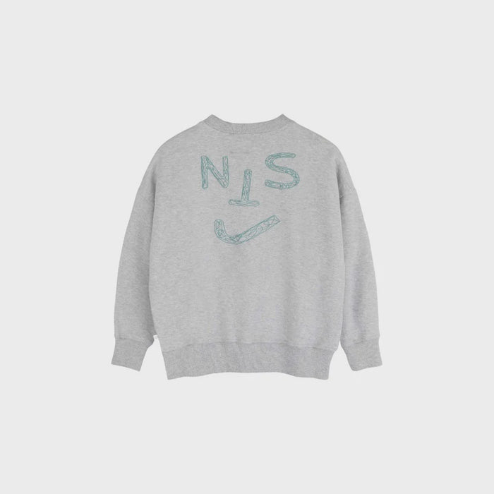 Jenest | Jnst sweater | grey melange
