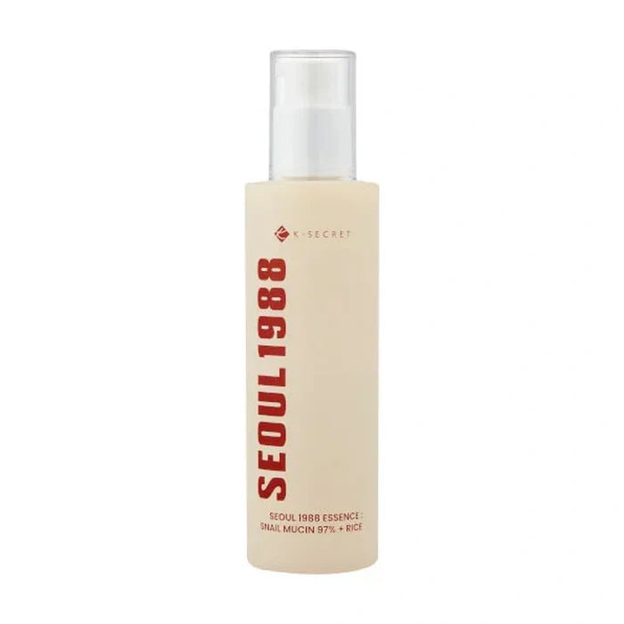 K-Secret. Seoul 1988 Essence: Snail Mucin 97% + Rice 100ml | Lady Bonita | Korean beauty NZ