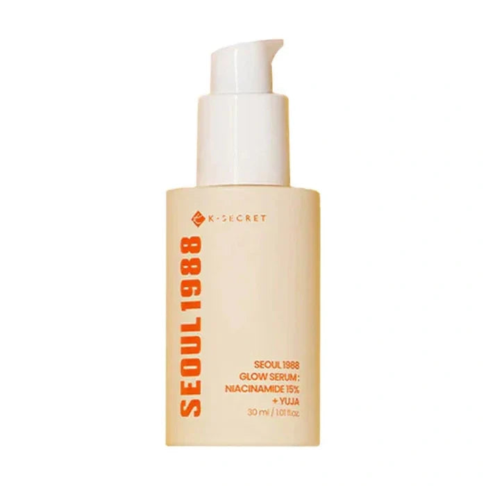 K-Secret. Seoul 1988 Glow Serum: Niacinamide 15% + Yuja 30ml | Lady Bonita | Korean beauty NZ
