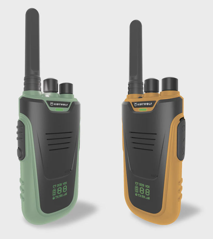 Kidywolf | Kiddytalk Walkie- Talkies | Green orange