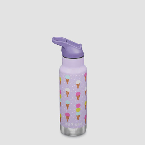 Klean Kanteen | Kinder isolatiefles classic narrow | 355ml/12oz met flip/sportdop
