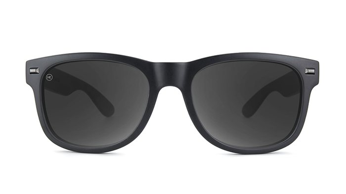 Knockaround Sunglasses Fort Knocks - Matte Black on Black / Smoke 2