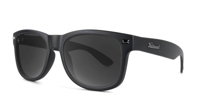 Knockaround Sunglasses Fort Knocks - Matte Black on Black / Smoke 3