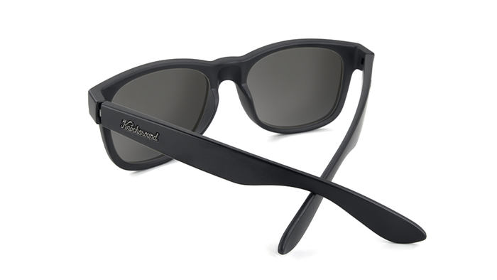 Knockaround Sunglasses Fort Knocks - Matte Black on Black / Smoke 4
