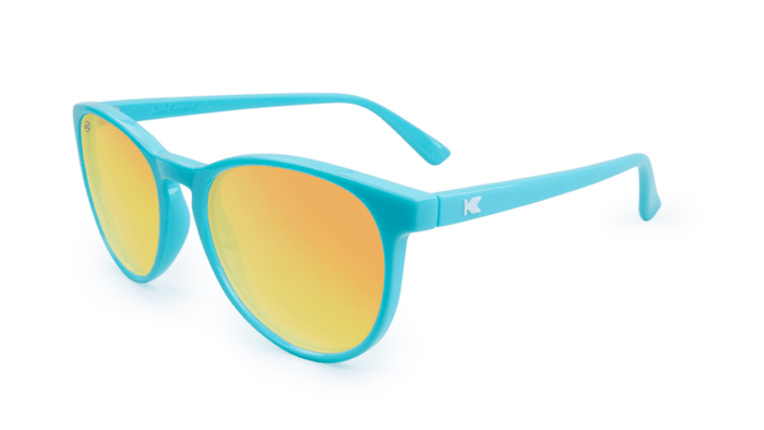 Knockaround Sunglasses Mai Tais - Glossy Turquoise / Sunset 1