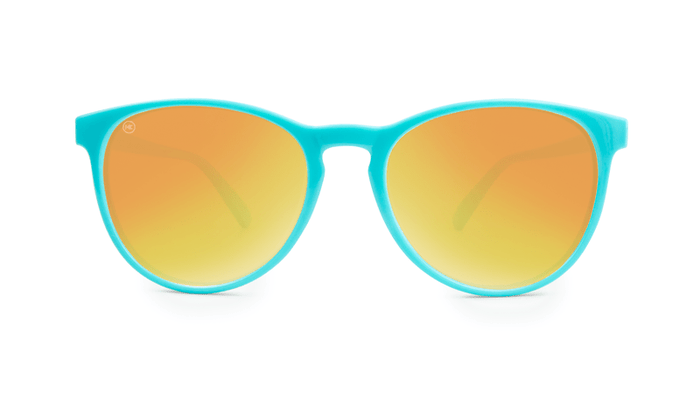 Knockaround Sunglasses Mai Tais - Glossy Turquoise / Sunset 2
