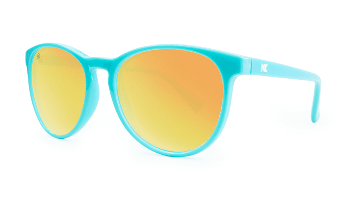 Knockaround Sunglasses Mai Tais - Glossy Turquoise / Sunset 3