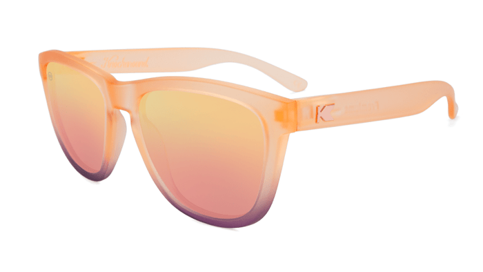 Knockaround Sunglasses Premiums - Frosted Rose Quartz Fade / Rose 1