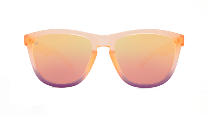 Knockaround Sunglasses Premiums - Frosted Rose Quartz Fade / Rose 2