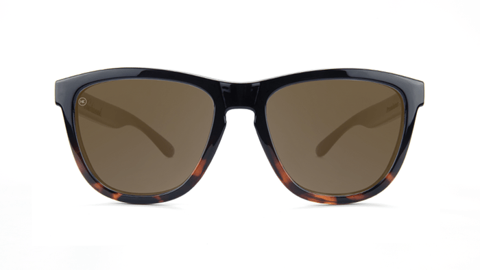 Knockaround Sunglasses Premiums - Glossy Black and Tortoise Shell 2