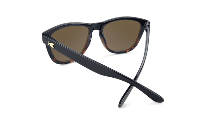 Knockaround Sunglasses Premiums - Glossy Black and Tortoise Shell 4