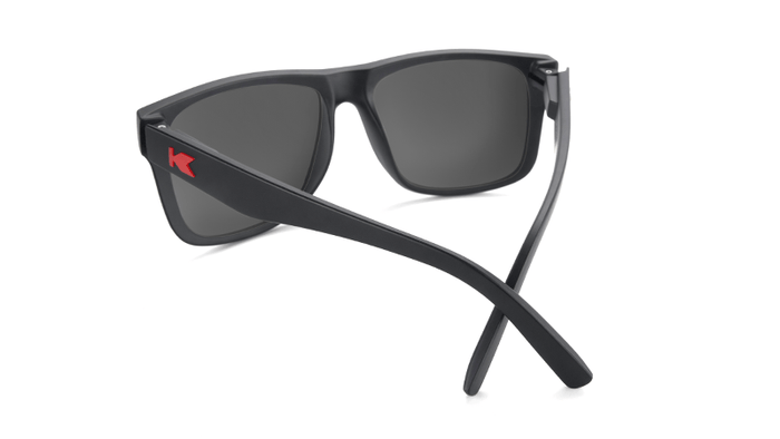 Knockaround Sunglasses Torrey Pines - Matte Black / Red Sunset 4