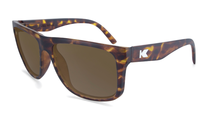 Knockaround Sunglasses Torrey Pines - Matte Tortoise Shell / Amber 1