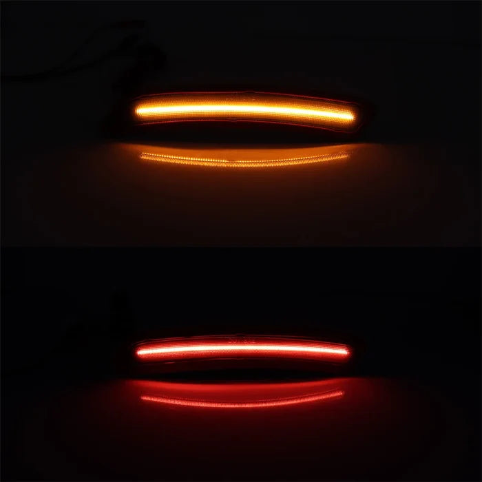 LED Smoked Side Marker light Front Bumper & Rear Bumper Reflectors - Toyota Supra MK5