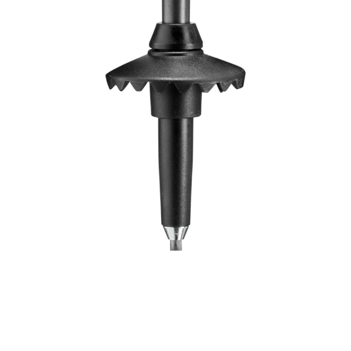 Leki budget trail hiking poles close up of the carbide tip