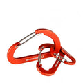 Lifesystems Karabiner 3 Pack - Red 1