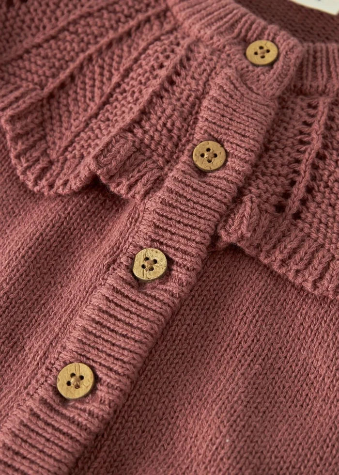 Lil'Atelier | Noda knit vest - withered rose
