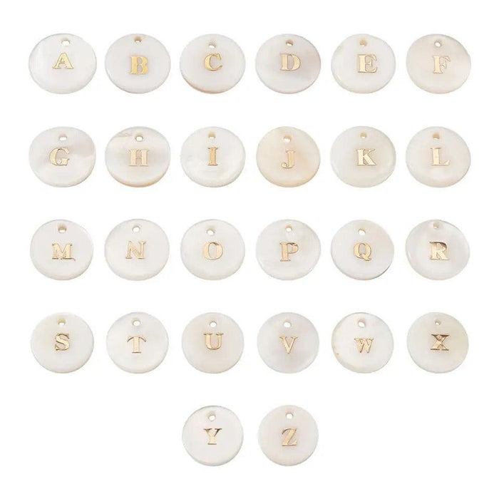 Love Issue - Charm | Alphabet shell pearl