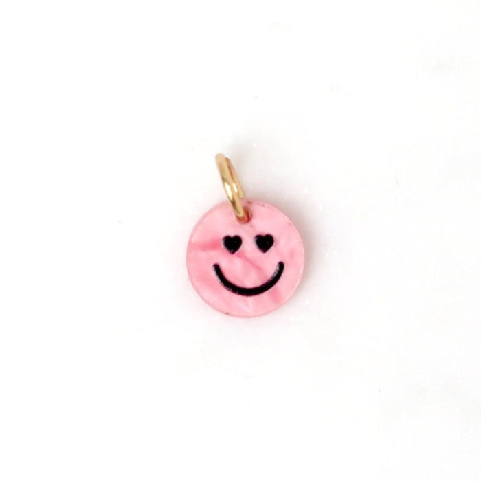 Love Issue - Charm | Smiley resin pink