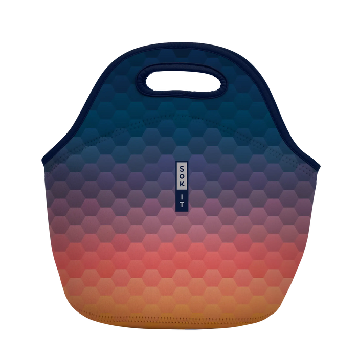 Sok-It LunchTote - Hexagon Sunset   LunchTote-Evergreen