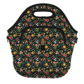 Sok-It LunchTote XL - Black English Garden Picnic   LunchTote-FW Floral