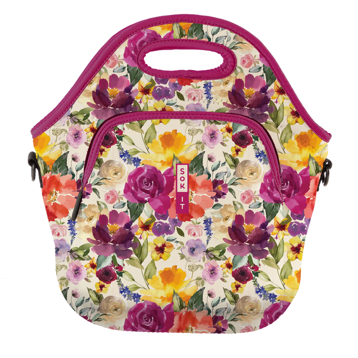 Sok-It LunchTote XL - Blooming Bright   LunchTote-Evergreen