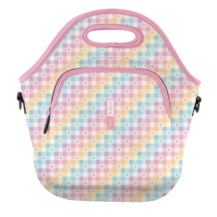Sok-It LunchTote XL - Gingham Flowers   LunchTote-Spring Holiday