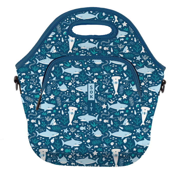 Sok-It LunchTote XL - Happy Sharks   LunchTote-Sealife