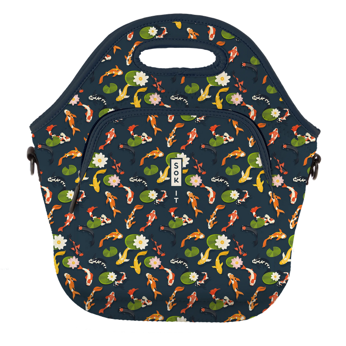 Sok-It LunchTote XL - Koi Garden   LunchTote-Evergreen