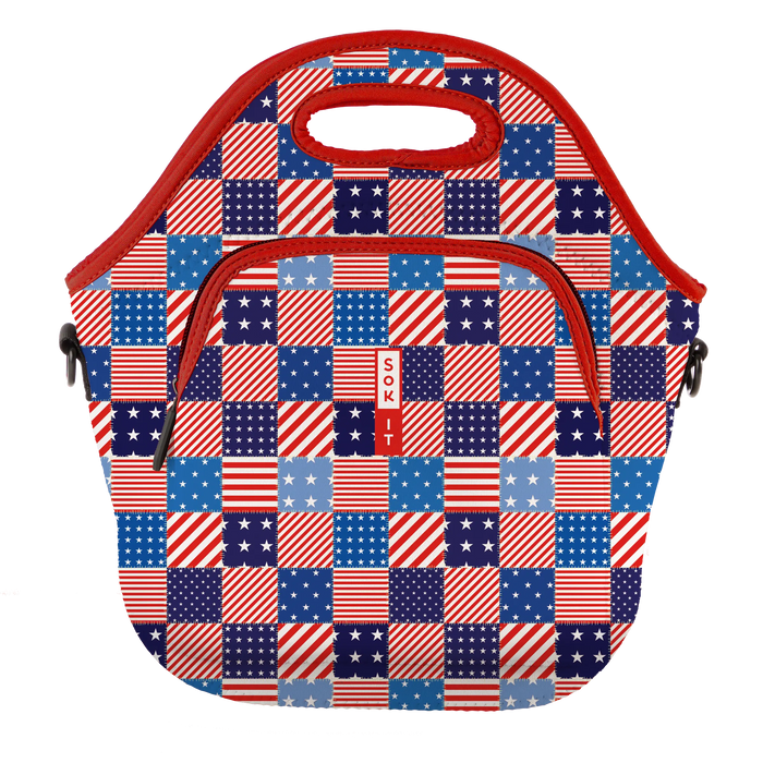 Sok-It LunchTote XL - Patriotic Patchwork   LunchTote-Summer Holiday