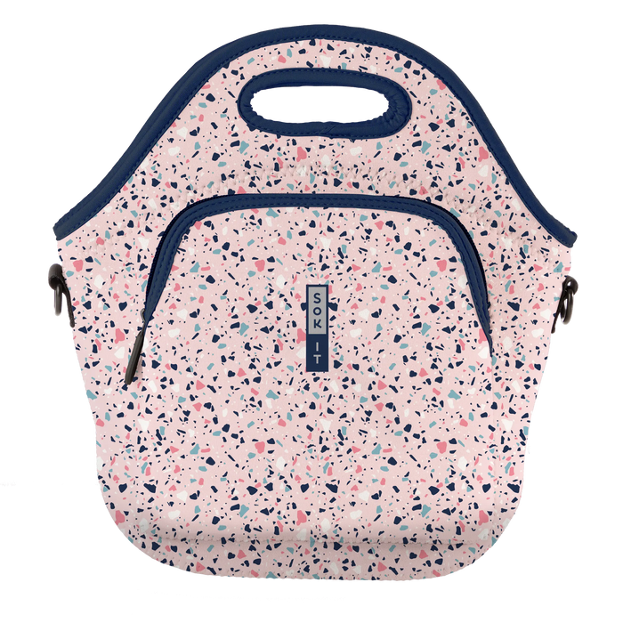 Sok-It LunchTote XL - Pink Terrazzo   LunchTote-Evergreen