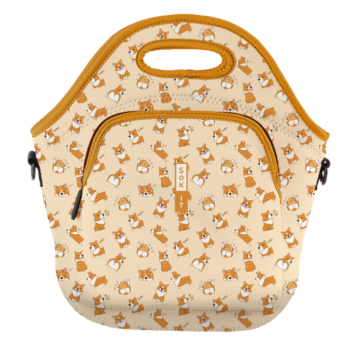 Sok-It LunchTote  XL - Too Corgi to Function   LunchTote-Evergreen