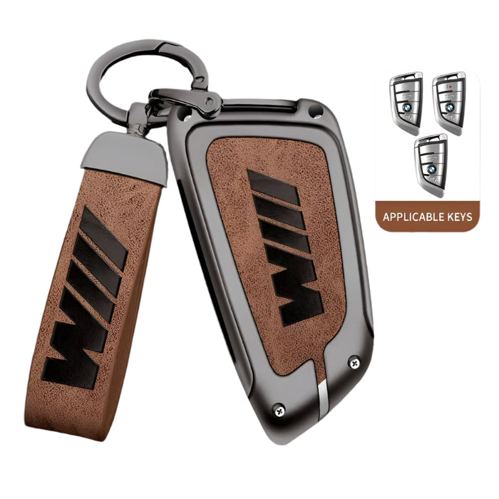 Luxury Leather KeyFob Keychain Shell Cover - BMW G Chassis Series
