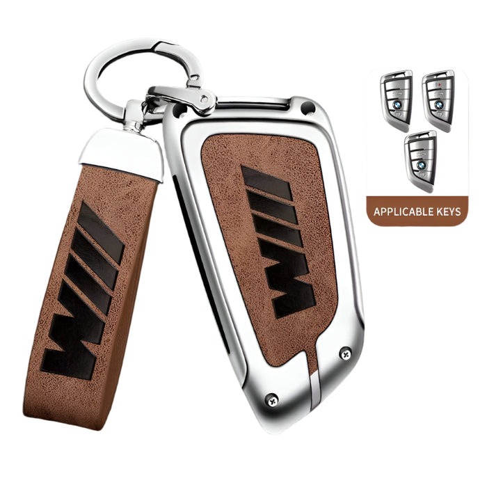 Luxury Leather KeyFob Keychain Shell Cover - BMW G Chassis Series