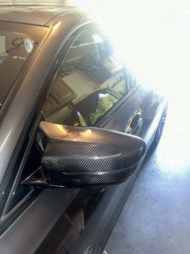 M Style Carbon Fiber Mirror Cap Set for BMW G42/G20/G22 | 2, 3, & 4 Series
