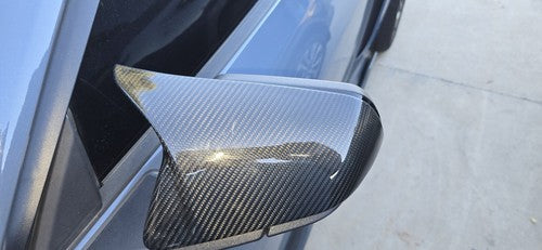 M style Carbon Fiber Mirror Caps - Ford Mustang 2015-23