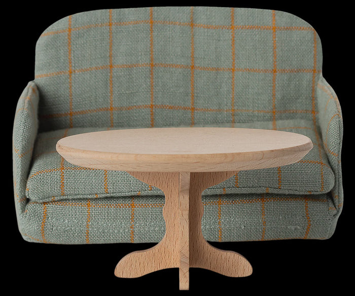 Maileg - Oval coffee table, Mouse - Nature