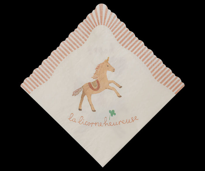 Maileg | Servetten, Happy birthday - Unicorn