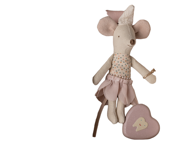 Maileg Tooth fairy mouse, little sister in matchbox
