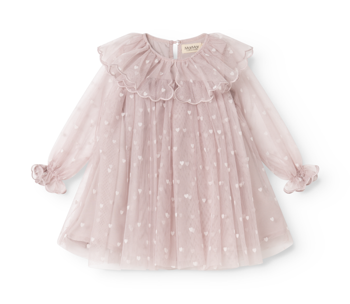 MarMar Copenhagen | Dera jurk | Cloud gray hearts