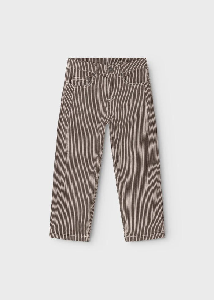 MarMar Copenhagen | Pando broek | Dark brownie stripe