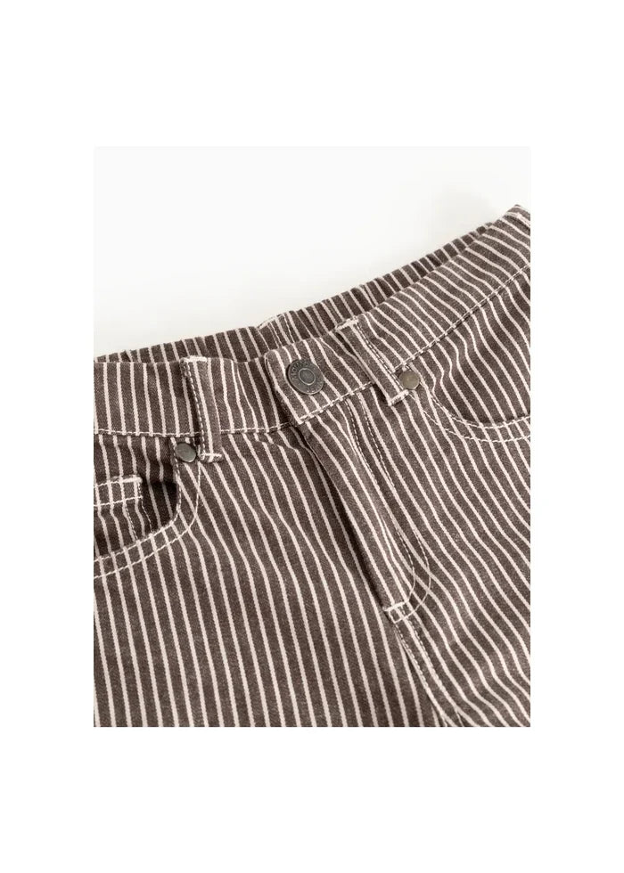 MarMar Copenhagen | Pando broek | Dark brownie stripe